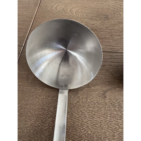 VTG Vollrath Lot Of 2 Teal Ladle Stainless Steel 6oz & 8oz - Picture 3 of 8